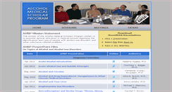 Desktop Screenshot of alcoholmedicalscholars.org